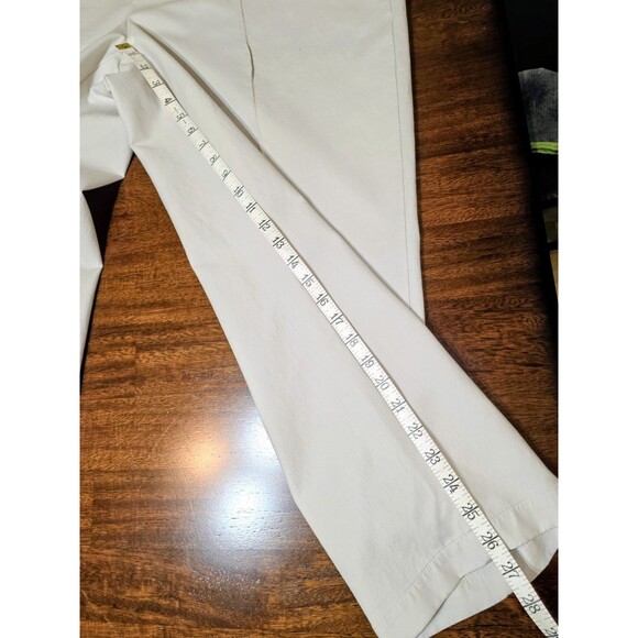 Lands' End‎ Size 20W Khaki High Rise Straight Leg Front Seam Chino Pants - Picture 6 of 7